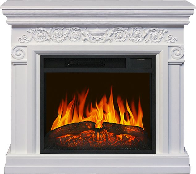 Каминокомплект Athena - Белый с очагом Vision 23 LED FX Каминокомплект Athena - Белый с очагом Vision 23 LED FX