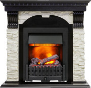 Каминокомплект Dublin - Венге / Сланец белый с очагом Danville Black FB2