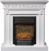 Каминокомплект Valletta - Белый (Ширина 1040 мм) с очагом Majestic FX M Black RC