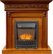 Каминокомплект Valletta - Орех с очагом Aspen Black Каминокомплект Valletta - Орех с очагом Aspen Black