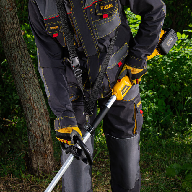 Триммер аккумуляторный RТ300-36, Li-ion, 36 В, 4 Ач, 300 мм Denzel Триммер аккумуляторный RТ300-36, Li-ion, 36 В, 4 Ач, 300 мм Denzel