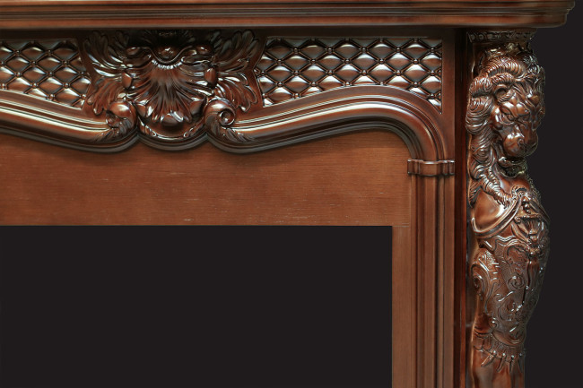 Портал Dimplex Castle - Слоновая кость с темной патиной Портал Dimplex Castle - Слоновая кость с темной патиной