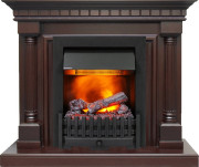 Каминокомплект Dallas - Темный дуб с очагом Danville Black FB2