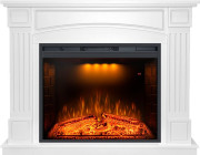 Каминокомплект Boston - Белый с очагом Emerald 28