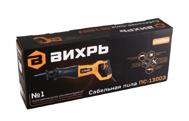 Сабельная пила Вихрь ПС-1300Э Сабельная пила Вихрь ПС-1300Э