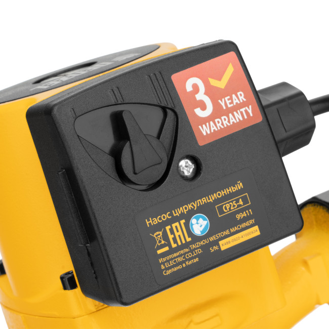 Циркуляционный насос CP25-6, напор 6 м, 50 л/мин, 1 м кабель, монт. длина 180 мм Denzel Циркуляционный насос CP25-6, напор 6 м, 50 л/мин, 1 м кабель, монт. длина 180 мм Denzel