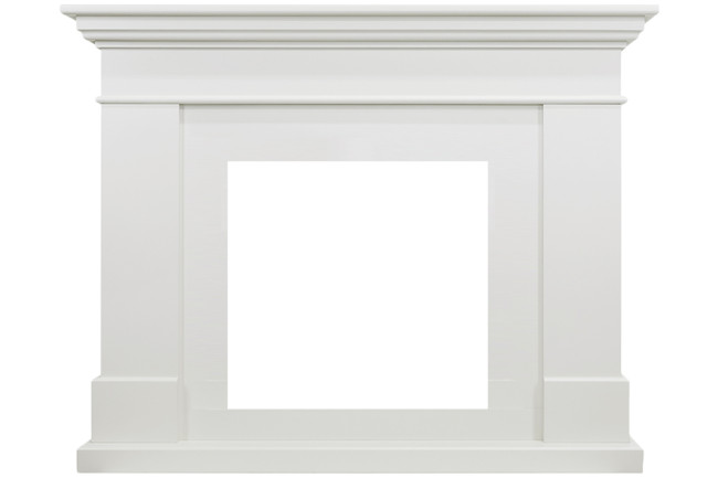 Каминокомплект California - Слоновая кость с очагом Emerald 28