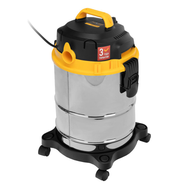Пылесос строительный SVC15, 1200 Вт, бак 15 л, шланг 2 м Denzel Пылесос строительный SVC15, 1200 Вт, бак 15 л, шланг 2 м Denzel