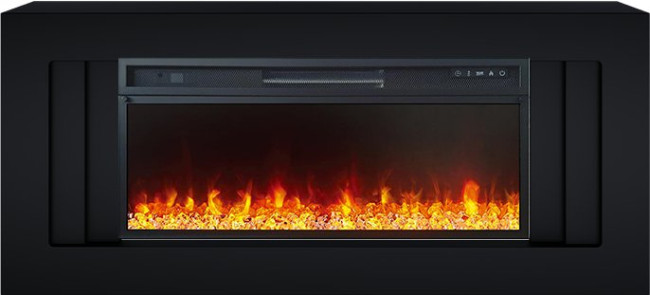 Каминокомплект Line 42 - Черный с очагом Vision 42 LED