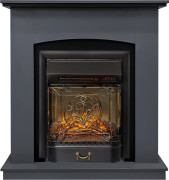 Каминокомплект Barcelona SFT (Разборный) - Серый графит с очагом Majestic FX M Black RC