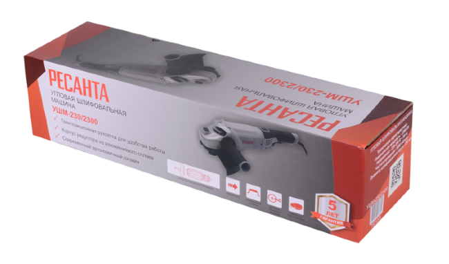 Углошлифовальная машина УШМ-230/2300 Ресанта