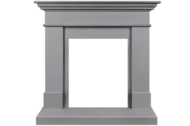 Каминокомплект California STD CRM (Разборный) - Санд грей с очагом Fobos FX M Black RC