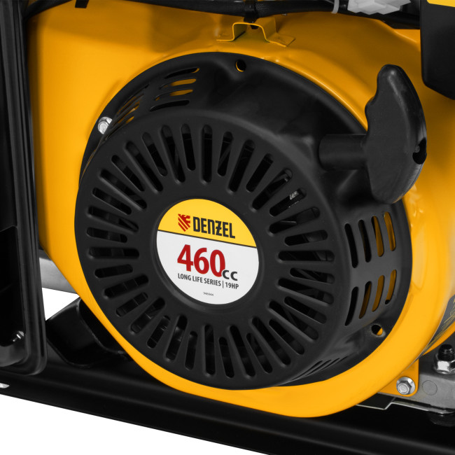Генератор бензиновый PS 90 ED-3, 9.0 кВт, переключение режима 230 В/400 В, 25 л, электростартер Denzel Генератор бензиновый PS 90 ED-3, 9.0 кВт, переключение режима 230 В/400 В, 25 л, электростартер Denzel