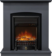 Каминокомплект Barcelona SFT (Разборный) - Серый графит с очагом Fobos FX M Black RC
