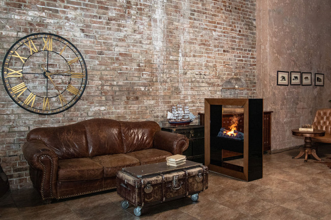 Каминокомплект Boxx - Серый графит с очагом Cassette 600 NH