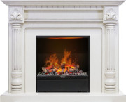 Каминокомплект Edinburg - Слоновая кость с очагом Albany