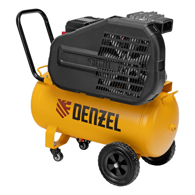 Компрессор воздушный рем. привод BCI 2100/50, 2,1 кВт, 50 литров, 400 л/мин Denzel