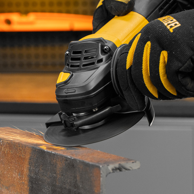 Машина шлифовальная угловая AG125-1500, 1500 Вт, 125 мм, 3000-11000 об/мин Denzel