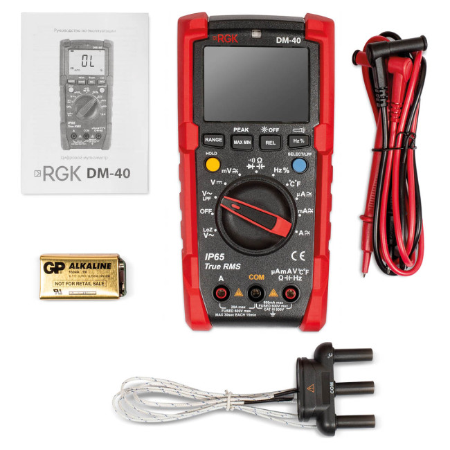 Мультиметр RGK DM-40