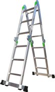 Лестница трансформер алюминиевая 4x6 TM-506 ПРОФФ