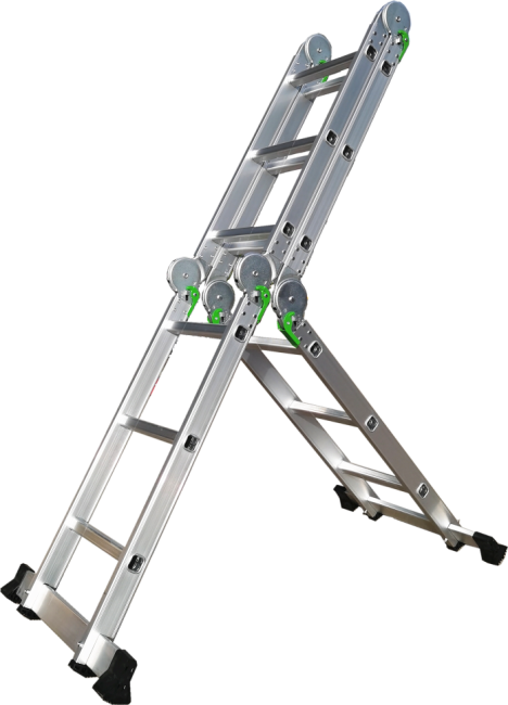Лестница трансформер алюминиевая 4x6 TM-506 ПРОФФ Лестница трансформер алюминиевая 4x6 TM-506 ПРОФФ
