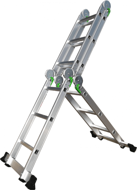 Лестница трансформер алюминиевая 4x5 ТАЛМЕТ/TALMET TM-505