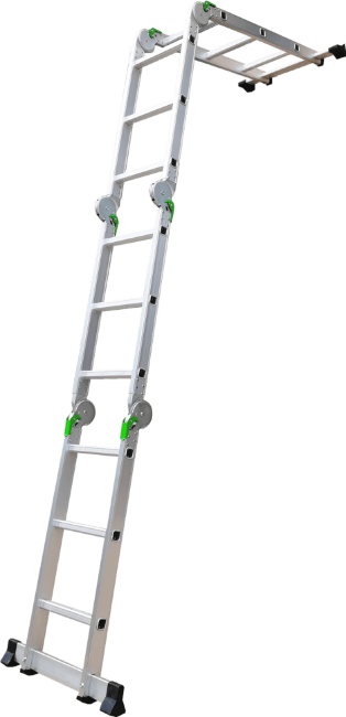 Лестница трансформер алюминиевая 4x5 ТАЛМЕТ/TALMET TM-505