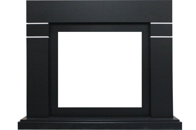 Каминокомплект Lindos - Черный (Высота 985мм) с очагом Dioramic 28 LED FX