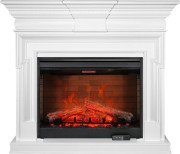 Каминокомплект Torino - Белый с очагом Symphony 30'' DF3020-EU