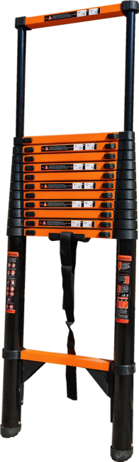 Лестница телескопическая 3,1 м TM-1031С (углеродистая сталь) Лестница телескопическая 3,1 м TM-1031С (углеродистая сталь)