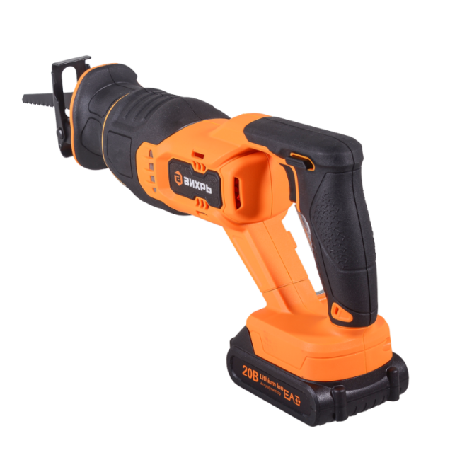 Сабельная пила аккумуляторная Вихрь АСП-20Li (в комплекте 1 АКБ и ЗУ)