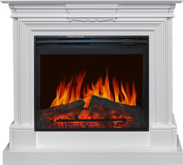 Каминокомплект Chelsea - Белый с очагом Jupiter FX New