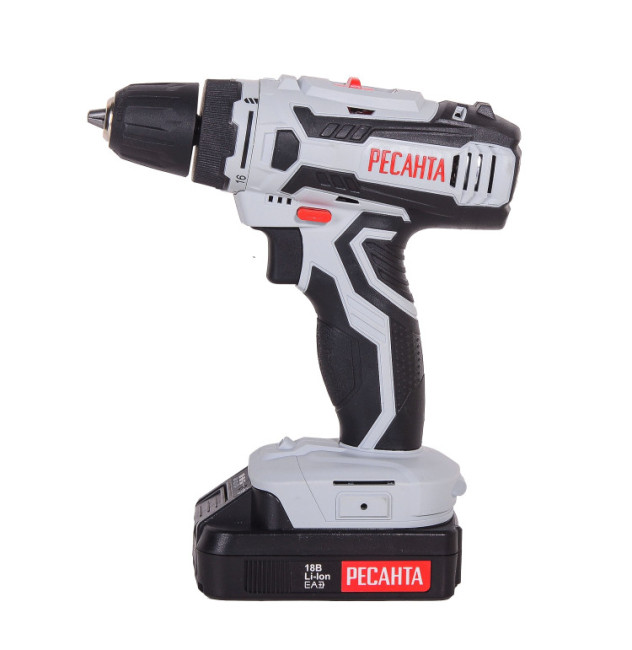 Дрель-шуруповерт аккумуляторная ДА-18-2ЛК Ресанта