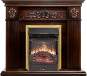 Каминокомплект Provence - Коньяк с очагом Majestic FX M Brass
