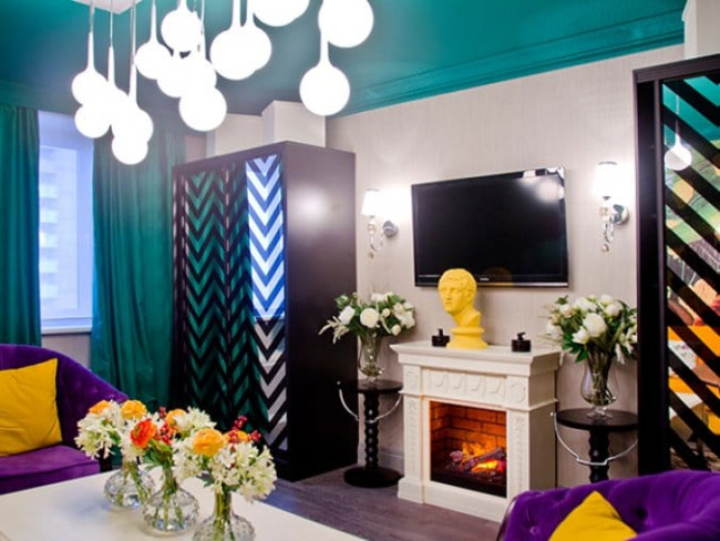 Каминокомплект Ampir - Слоновая кость с очагом Cassette 400 LNH-INT PS (без дров)