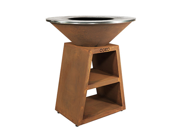 Уличный гриль Coeo TRIO 98 - CORTEN (Высота 110)