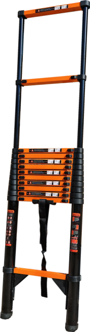 Лестница телескопическая 5м TM-1051С (углеродистая сталь)
