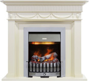 Каминокомплект Corfu - Слоновая кость с очагом Danville Chrome FB2
