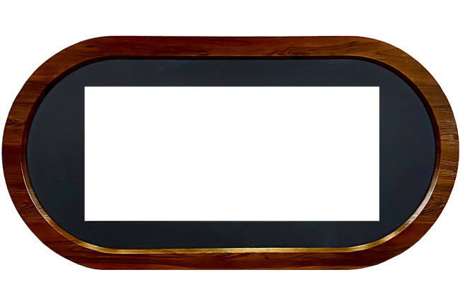 Каминокомплект Ellipse 42 - Орех ноче с очагом Vision 42 LOG LED