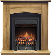 Каминокомплект Barcelona (Разборный) - Дуб галифакс с очагом Fobos FX Black