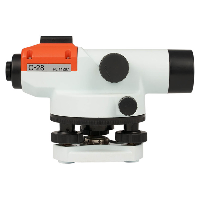 Комплект оптический нивелир RGK C-28 с поверкой + штатив S6-N + рейка AMO S3