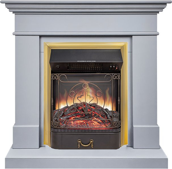 Каминокомплект California STD CRM (Разборный) - Санд смоук с очагом Majestic FX M Brass