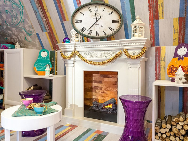 Каминокомплект Amalfi - Белый дуб с очагом Cassette 400 NH Каминокомплект Amalfi - Белый дуб с очагом Cassette 400 NH