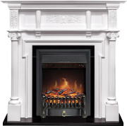 Каминокомплект Oxford - Белый с очагом Fobos FX Black