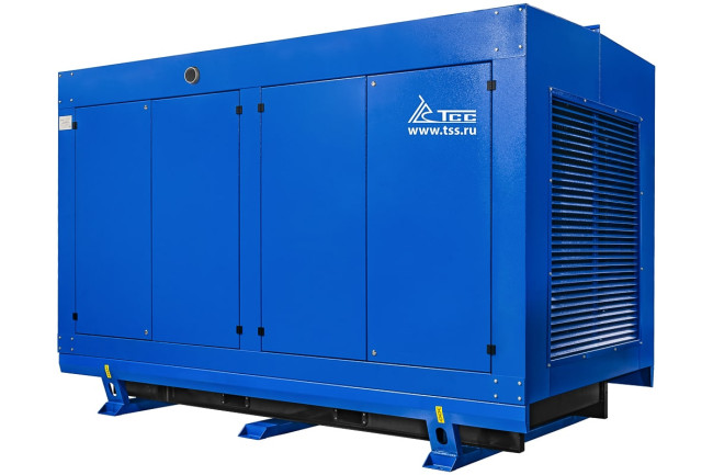 Дизельный генератор ТСС АД-400С-Т400 в погодозащитном кожухе с АВР