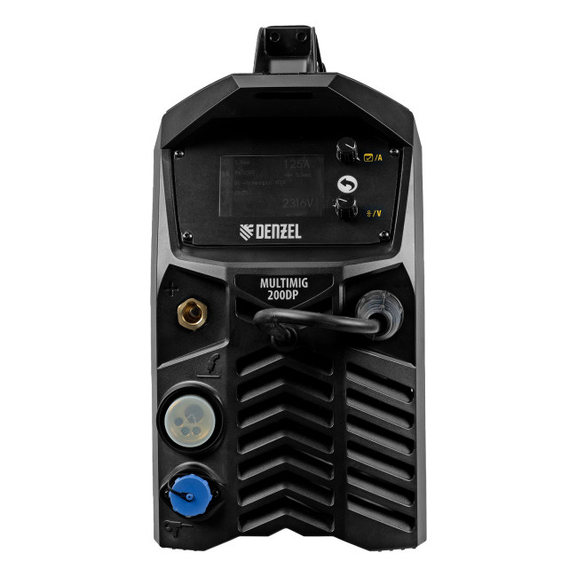 Аппарат инвертор. полуавтомат. сварки MultiMIG-200DP Synergy Double Pulse, 200 А, ПВ 80% Denzel