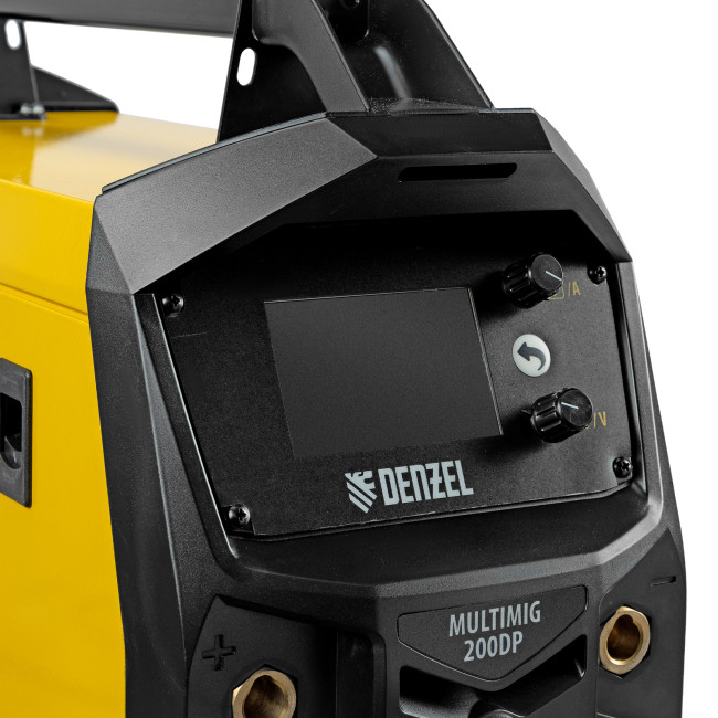 Аппарат инвертор. полуавтомат. сварки MultiMIG-200DP Synergy Double Pulse, 200 А, ПВ 80% Denzel