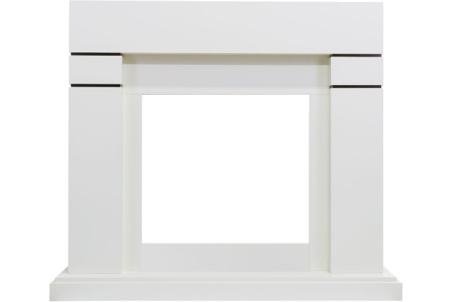 Каминокомплект Lindos - Белый (Высота 915 мм) с очагом Vision 23 LED FX