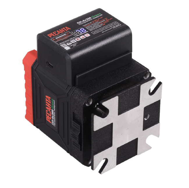 Построитель лазерный Ресанта ПЛ-4Х360ШС Green