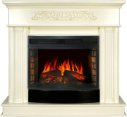 Каминокомплект Gloria - Слоновая кость с очагом Dioramic 25 LED FX
